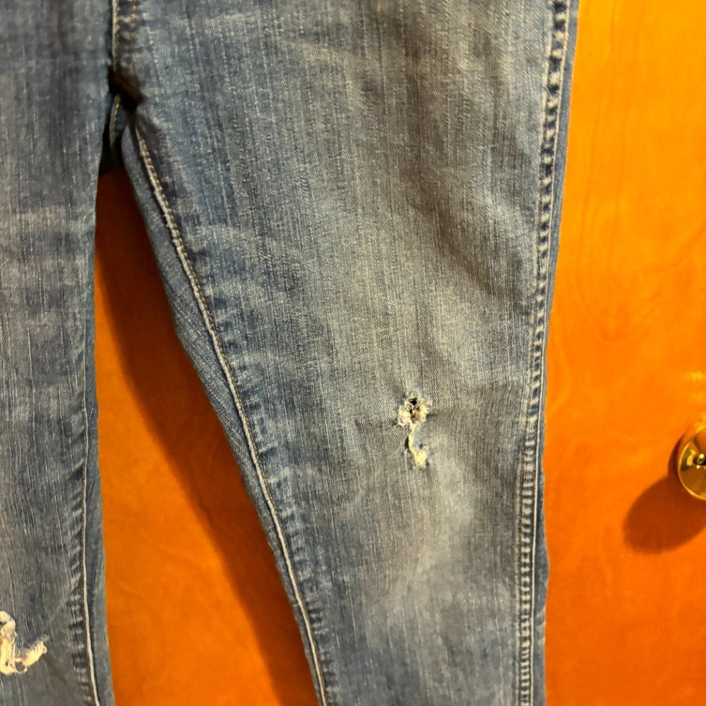 Madewell Distressed Curvy High Rise Skinny Jeans Size 25R‎ - Picture 5 of 16